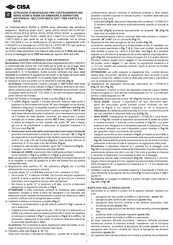 CISA 1.4D395.0 Series Instruction Sheet