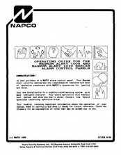 Napco MAGNUM 1008 Series Operating Manual