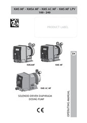 Emec KMS MF LPV 240 Operating Manual