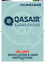Condari QASAIR 4 FLARE 4F 1000L-2 Installation & User's Instructions