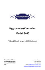 Hygrodynamics 6400 Manual