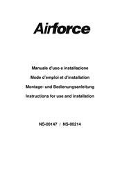AIRFORCE NS-00214 Instructions For Use And Installation