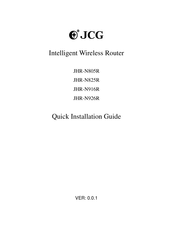 JCG JHR-N825R Quick Installation Manual