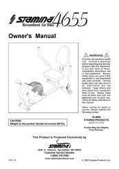 Stamina 4655 Owner's Manual