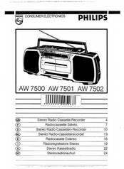 Philips AW 7502 Quick Start Manual