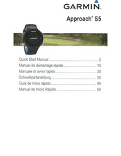 Garmin Approach 55 Quick Start Manual