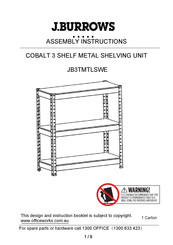 J.Burrows JB3TMTLSWE Assembly Instructions Manual