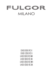 Fulgor Milano LHDD 9010 RC WH Manual
