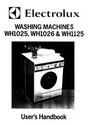 Electrolux WH1026 User Handbook Manual