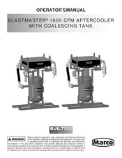 Marco BLASTMASTER 1600 CFM Operator's Manual