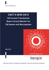 Bergoz BCM-CW-E User Manual