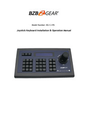 BZBGEAR BG-CJ-RS Installation & Operation Manual