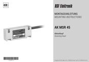 RSF Elektronik AK MSR 45 1 Vss Mounting Instructions