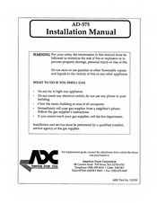 ADC AD-575 Installation Manual