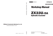 Hitachi ZX33U-5A Workshop Manual