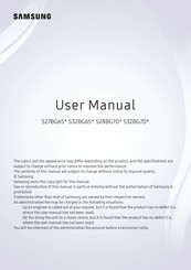 Samsung S32BG65 Series User Manual