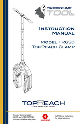 Timberline Tool TopReach TR270 Instruction Manual