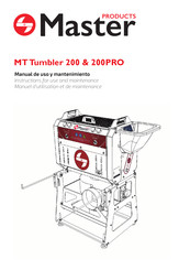 Master MT Tumbler 200 Instructions For Use And Maintenance Manual