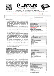 Leitner Libelle User Manual
