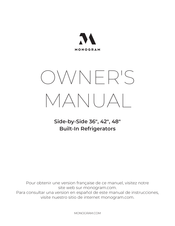 Monogram ZISS480NNESS Owner's Manual