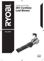 Ryobi RBL360HP Original Instructions Manual