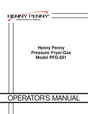 Henny Penny PFG-691 Operator's Manual