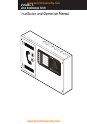 Cooper Menvier VoCALL 5 Installation And Operation Manual