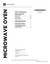 GE GVMB14S4 Owner's Manual
