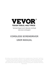VEVOR KWSD03-36USB User Manual