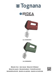 Tognana IRIDEA D2DSR02IRVE User Manual