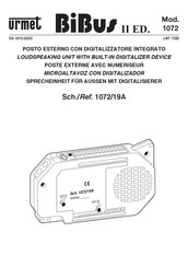urmet domus Exigo 1072/19A Manual