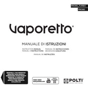 POLTI Vaporetto VT PRO90 TURBO Instruction Manual