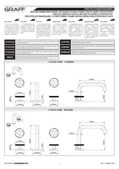 Graff E-6710-C19B Instructions For Assembly And Use