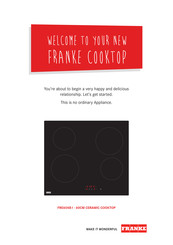 Franke FRE604B1 Manual