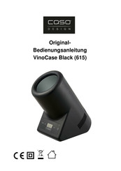 CASO DESIGN VinoCase Black Operating Manual