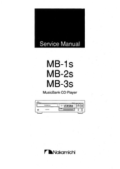 Nakamichi MB-2s Service Manual