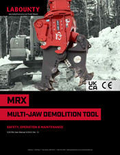 Labounty MRX180 Safety, Operation & Maintenance