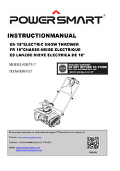 Powersmart DB5017 Instruction Manual