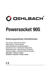 Oehlbach Powersocket 905 User Manual