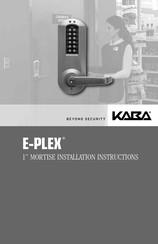 Kaba E-Plex E5x63 Installation Instructions Manual