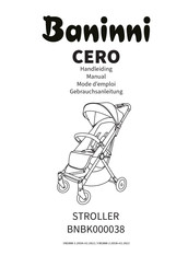 Baninni CERO BNBK000038 Manual