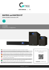 Gtec Matrix RT 2K User Manual