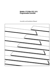 Allen-Bradley Bulletin 1772 Assembly And Installation Manual