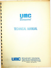 UMC Beaucart 10 Technical Manual