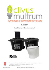 clivus multrum CM LP Installation And Operation Manual