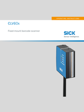 SICK CLV601 E Series Operating Instructions Manual