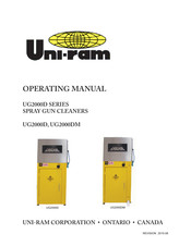 Uni-ram UG2000DM Series Operating Manual