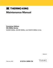 Trane Technologies SGCO 3000e Maintenance Manual