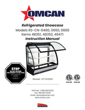 Omcan RS-CN-0460 Instruction Manual