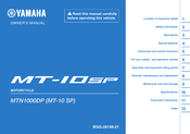 Yamaha MTN1000DP Owner's Manual